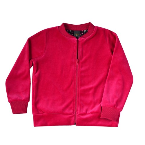 bluza dziewczęca z weluru