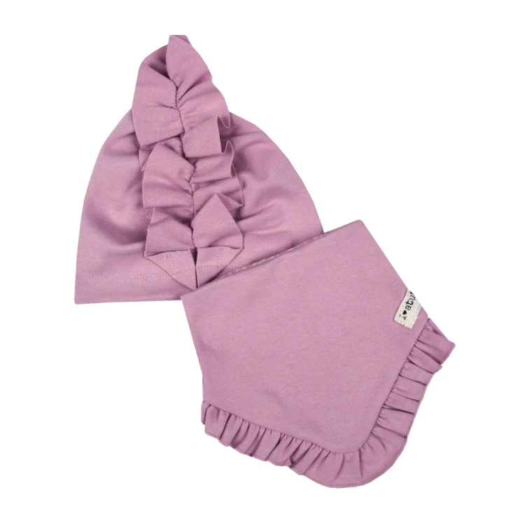 komplet dziewczęcy turban+chusta