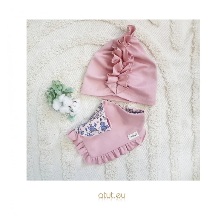 komplet dziewczęcy turban+chusta