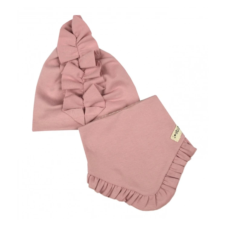 komplet dziewczęcy turban+chusta