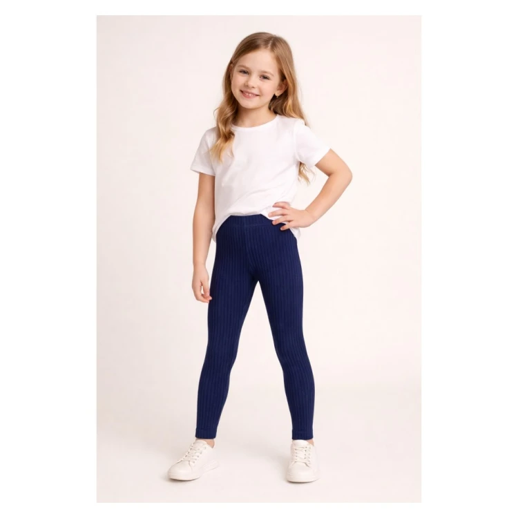 legginsy z grubego prążka