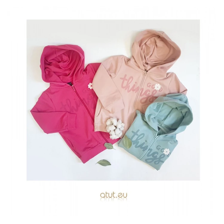 bluza dziewczęca długi zamek