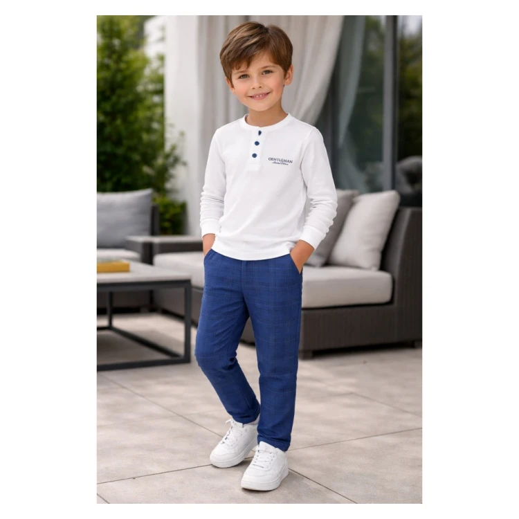 elegancki komplet chłopięcy