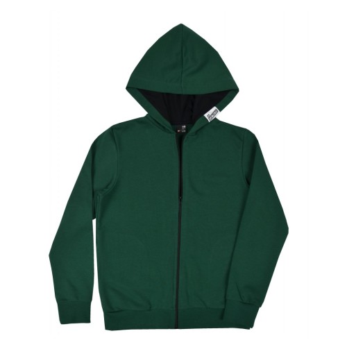 bluza młodzieżowa długi zamek z kapturem
