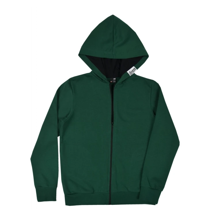 bluza młodzieżowa długi zamek z kapturem