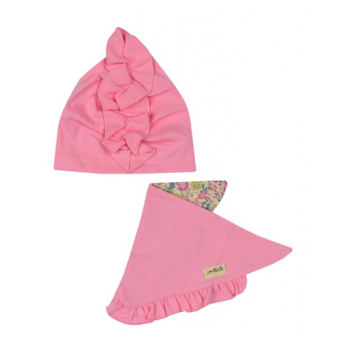 komplet dziewczęcy turban + chusta