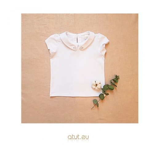 bluzka dziewczęca z kołnierzykiem