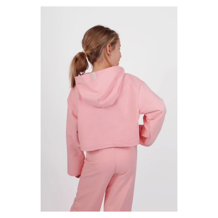 krótka bluza z kapturem