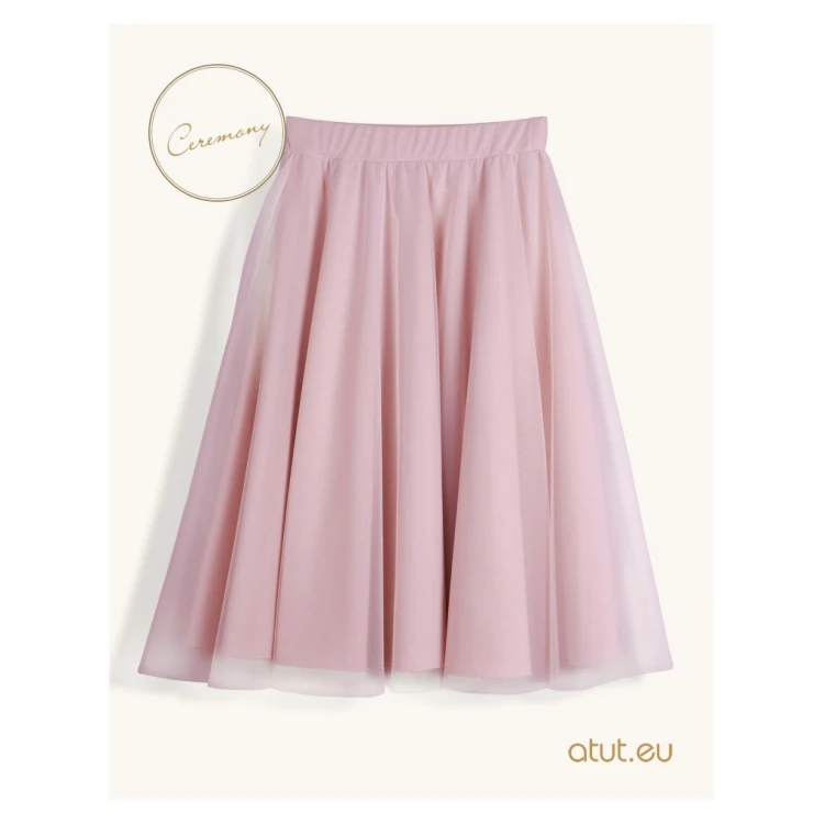 elegancka spódnica z tiulem