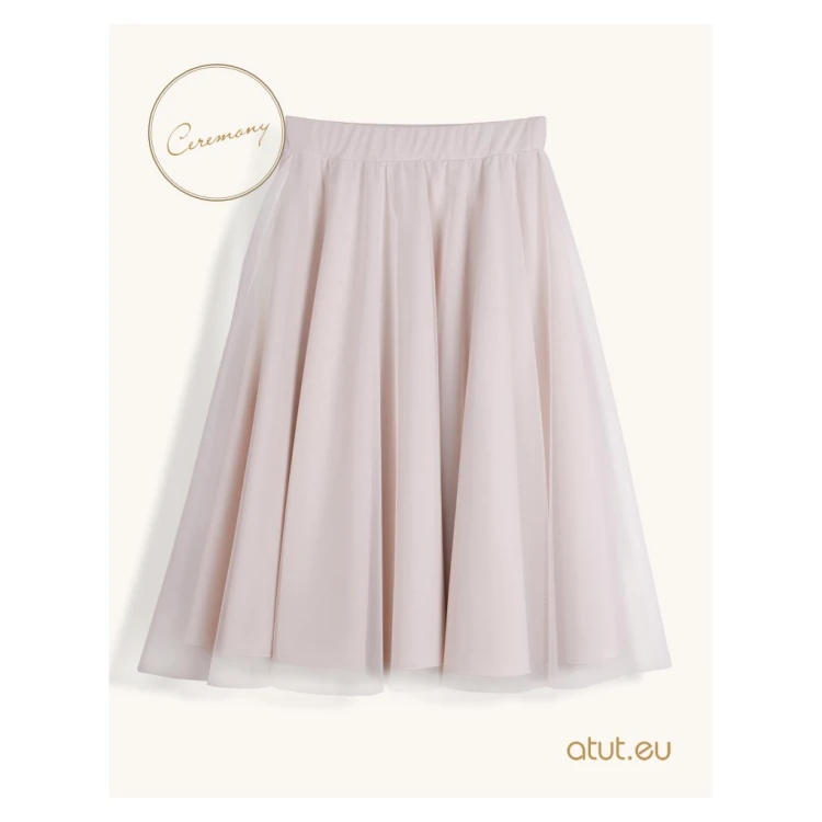 elegancka spódnica z tiulem