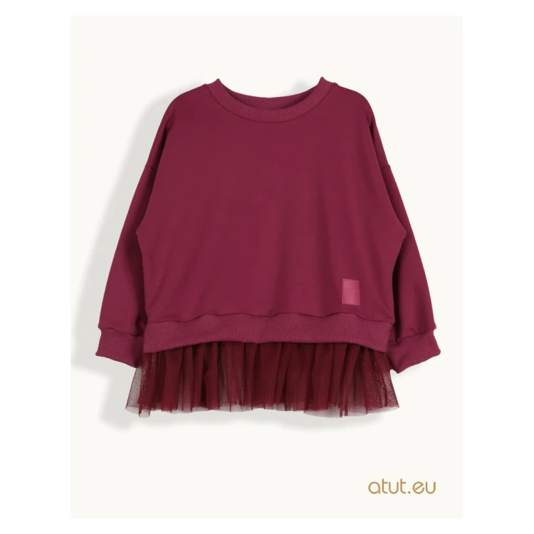 bluza dla dziewczynki z tiulem