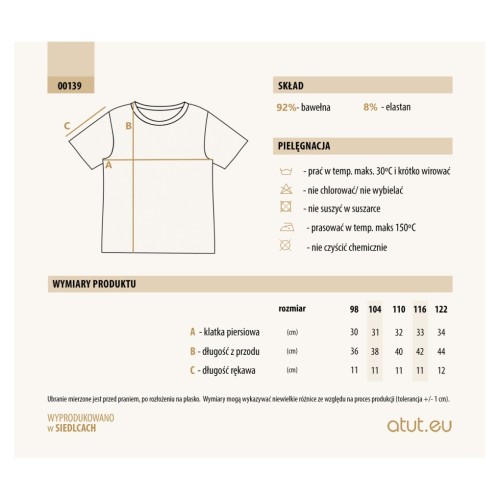 T-shirt dziewczęcy