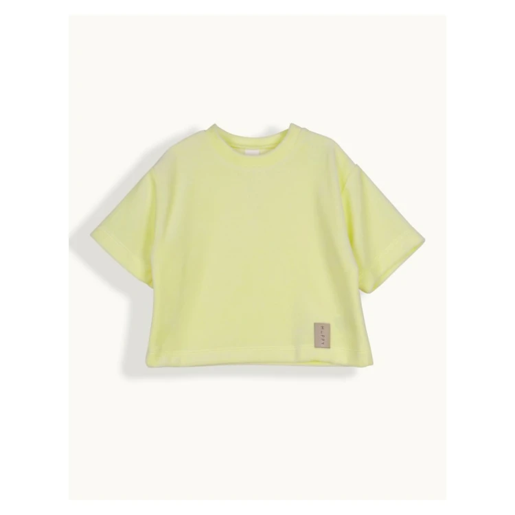 T-shirt dziewczęcy z weluru