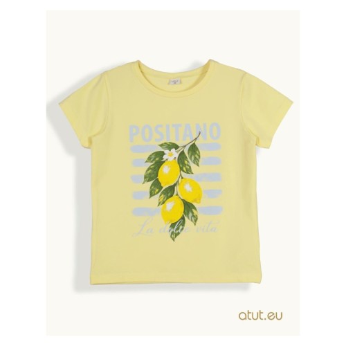 T-shirt dziewczęcy „La Dolce Vita”