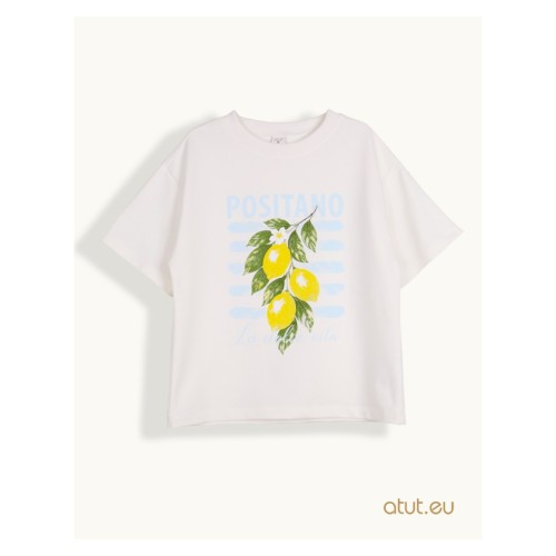 T-shirt dziewczęcy „La Dolce Vita”