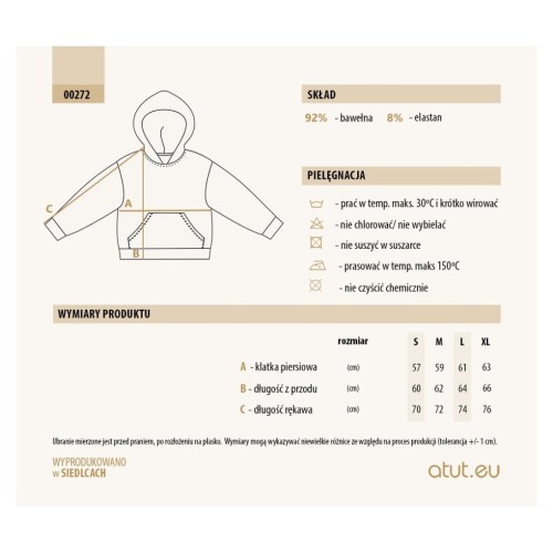 bluza damska z kapturem
