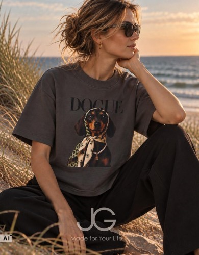 Bluzka damska z nadrukiem DOGUE